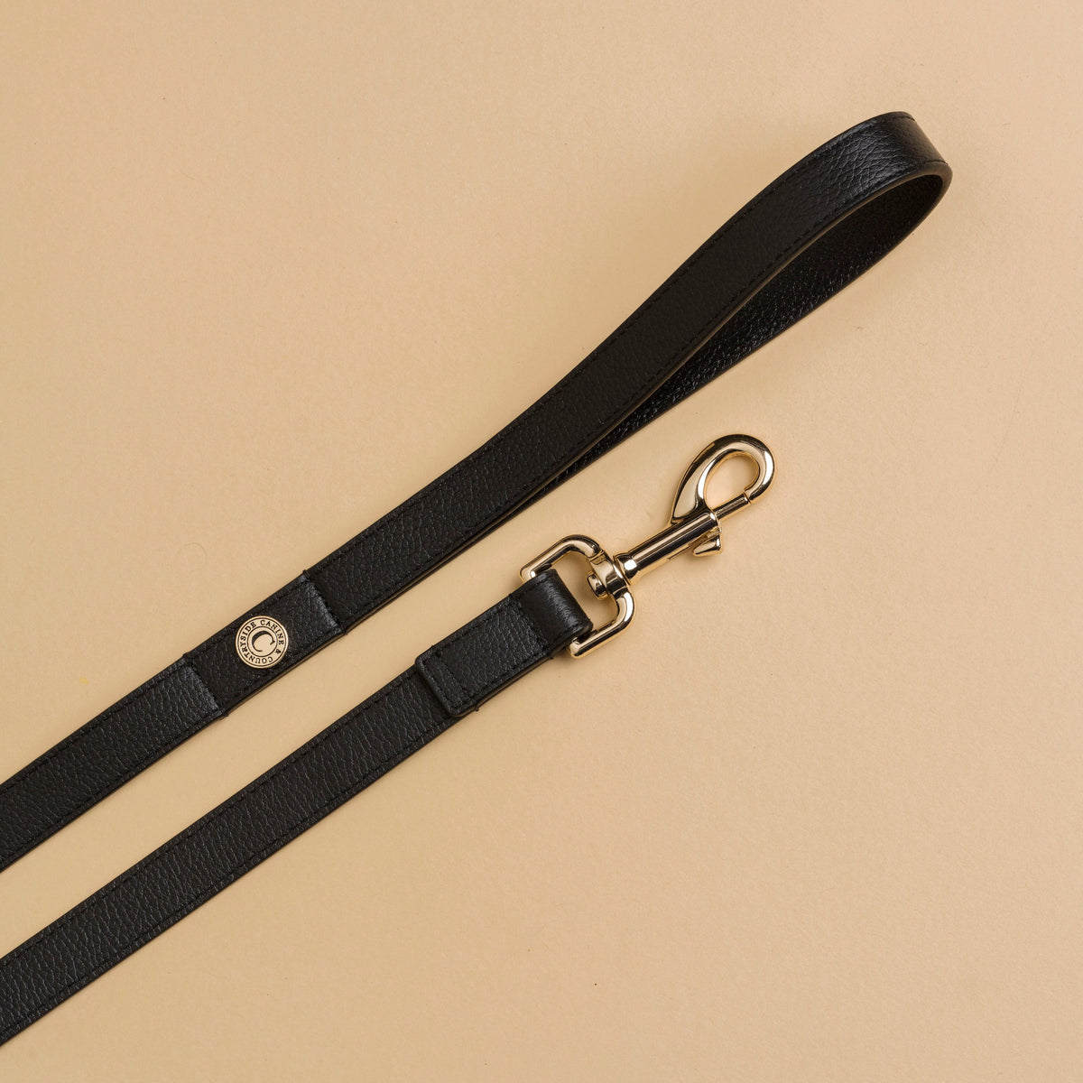 Leather Collar and Lead Set - Black
