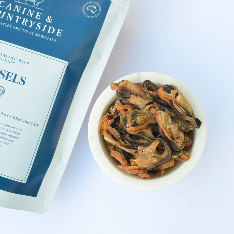 Canine & Countryside Natural Dog Snacks | New Zealand Wild Caught Mussels